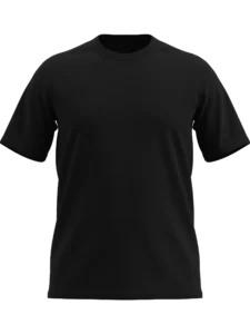 Crna Fit majica kratkih rukava od pamuka, uski kroj, moderna muška majica za svakodnevno nošenje