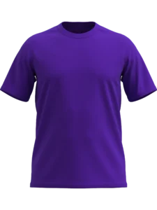 Ljubičasta Fit majica kratkih rukava od pamuka, uski kroj, moderna muška majica za svakodnevno nošenje