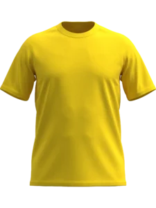 Oker Žuta Fit majica kratkih rukava od pamuka, uski kroj, moderna muška majica za svakodnevno nošenje