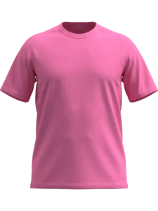 Roza Fit majica kratkih rukava od pamuka, uski kroj, moderna muška majica za svakodnevno nošenje