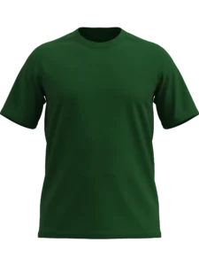Tamno Zelena Fit majica kratkih rukava od pamuka, uski kroj, moderna muška majica za svakodnevno nošenje