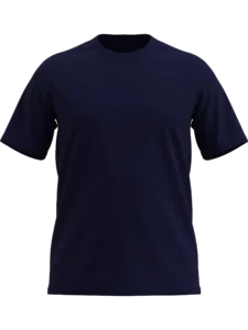 Teget Plava Fit majica kratkih rukava od pamuka, uski kroj, moderna muška majica za svakodnevno nošenje