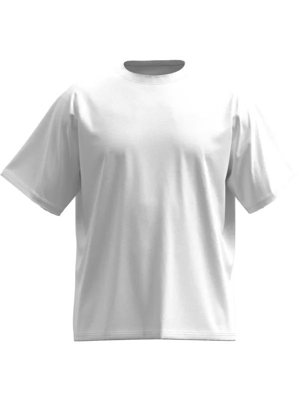 Bijela Oversize Raglan majica opuštenog kroja sa dugim rukavima i modernim izgledom