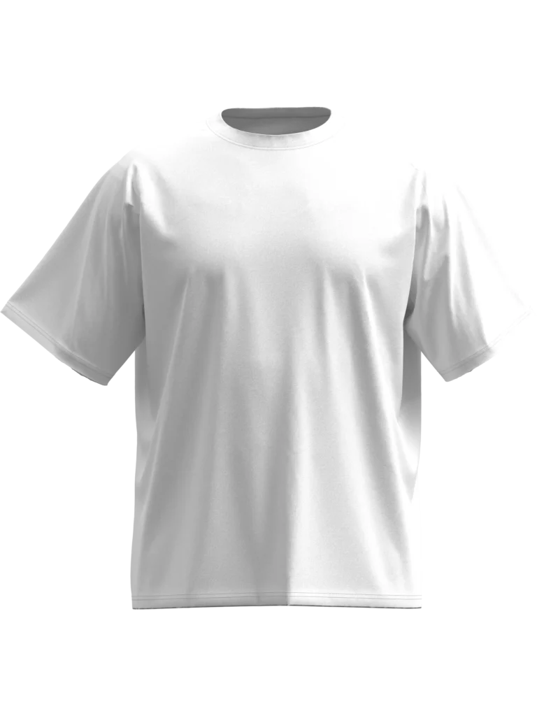 Bijela Oversize Raglan majica opuštenog kroja sa dugim rukavima i modernim izgledom