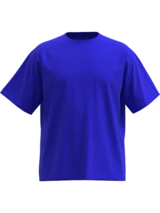 Rojal Plava Oversize Raglan majica opuštenog kroja sa dugim rukavima i modernim izgledom